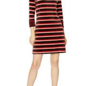 Sanctuary Striped Katia Velour Shift Dress